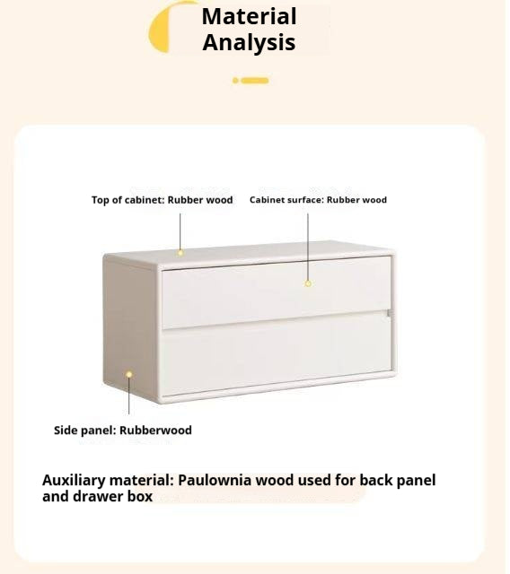 Solid RubberWood Locker Cream Style Free Combination Cabinet.
