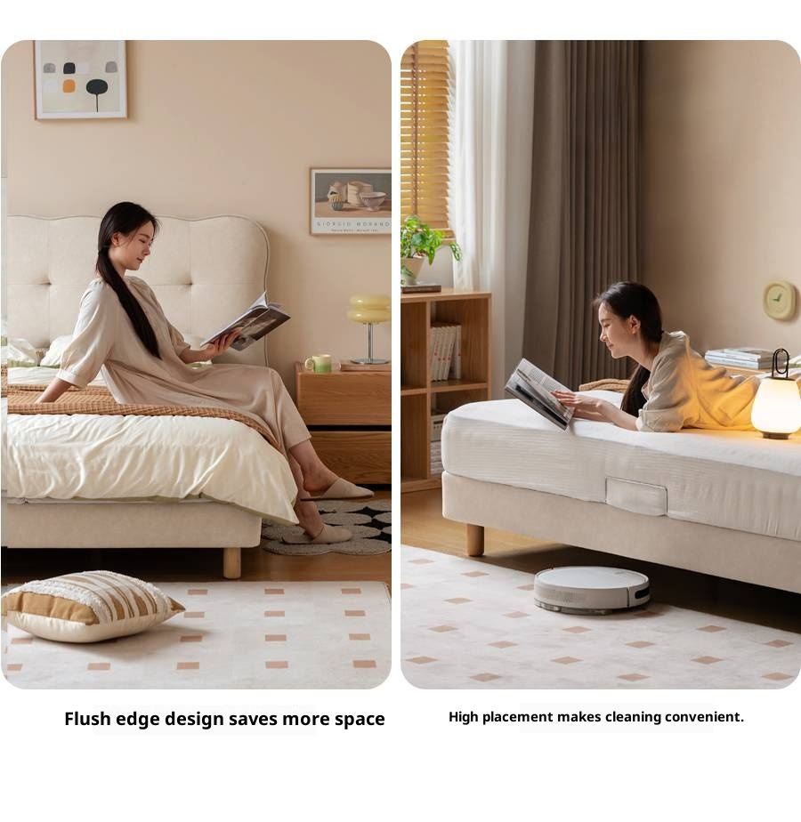 Fabric Cat Scratch Soft Backrest Bed