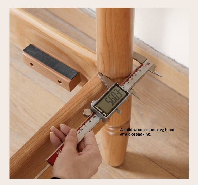 Cherry Solid Wood Bed — French Style Vintage Design