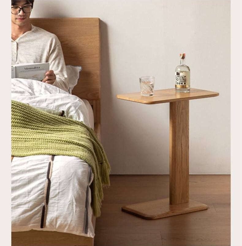 Oak Solid Wood Modern Minimalist Style Side Table