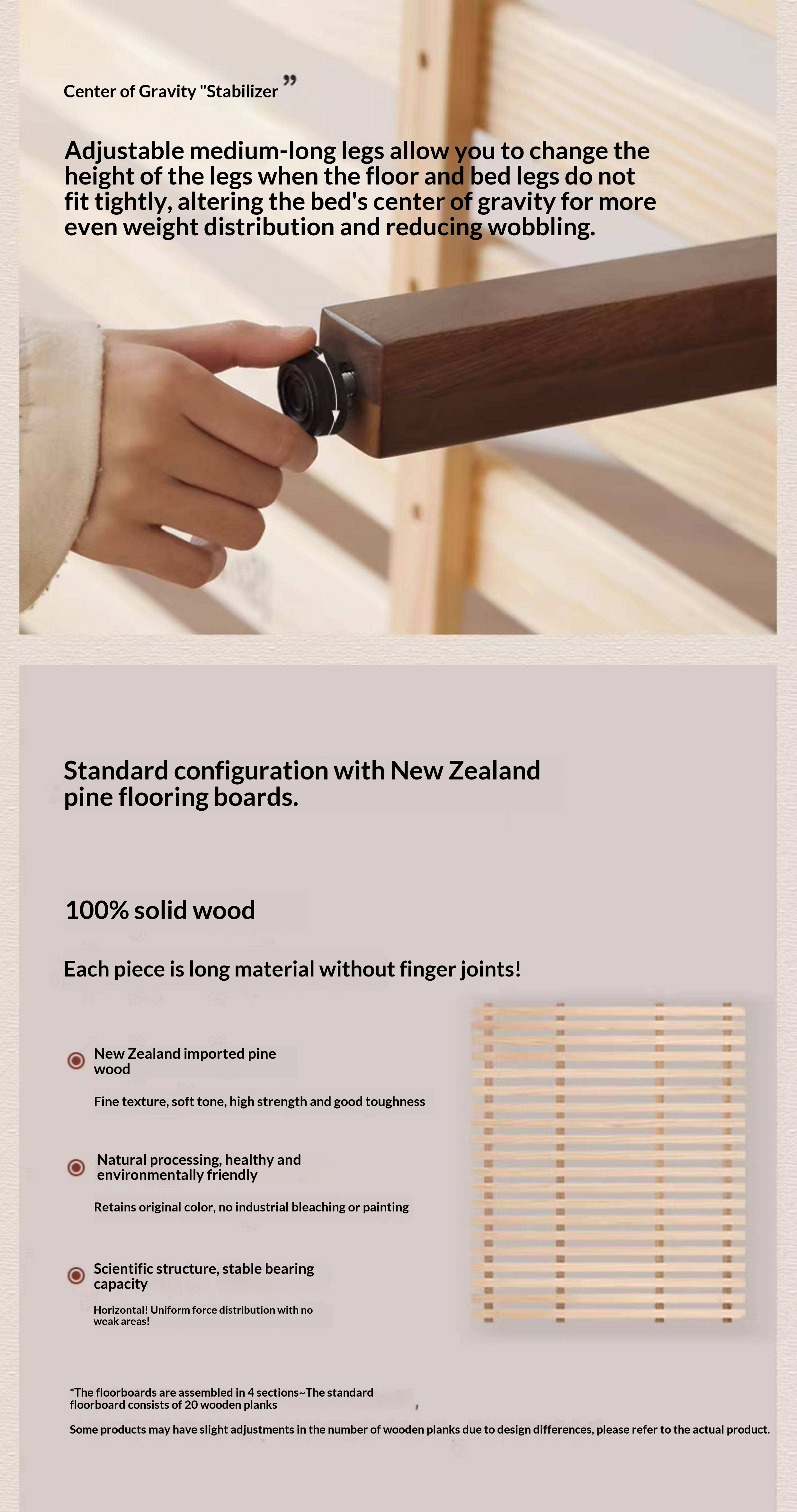 Black Walnut Solid Wood Striped Upholstered Panel Bed