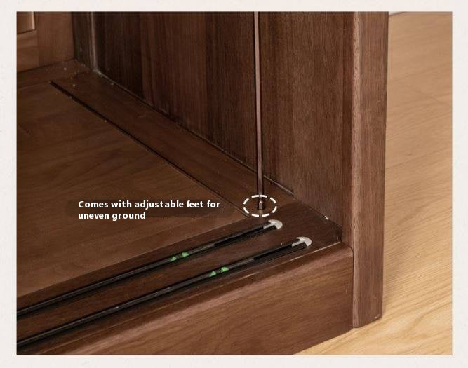 Golden Sandalwood Solid Wood Wardrobe