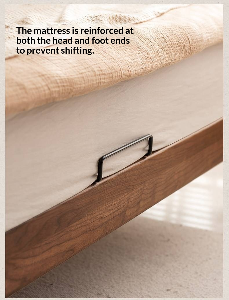 Ash, North American Black Walnut High Head Bed