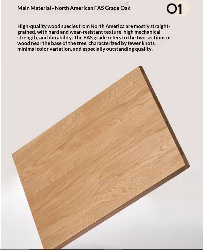 Oak Solid Wood Nordic TV Cabinet.