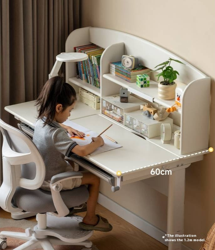 Solid RubberWood Solid Wood Сhildren's Liftable Desk