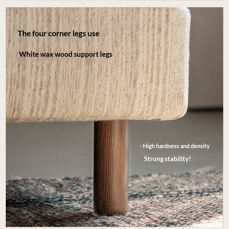 Fabric Beige Soft Bed Modern Style