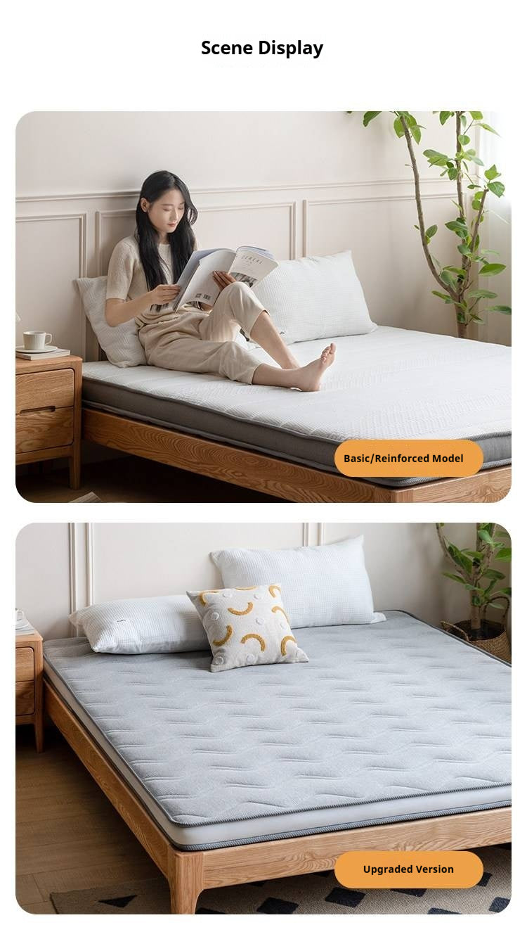 Eco-Friendly Coconut Palm and Bamboo Charcoal Latex Mattress — Zero-Glue, Antibacterial, Breathable, Thin Design