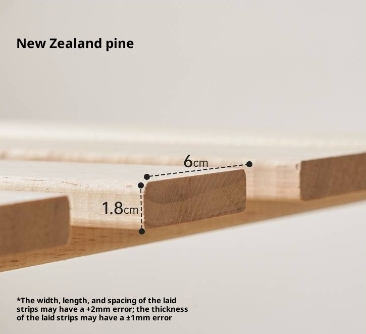 Poplar Solid Wood Box Bed, French Retro Style