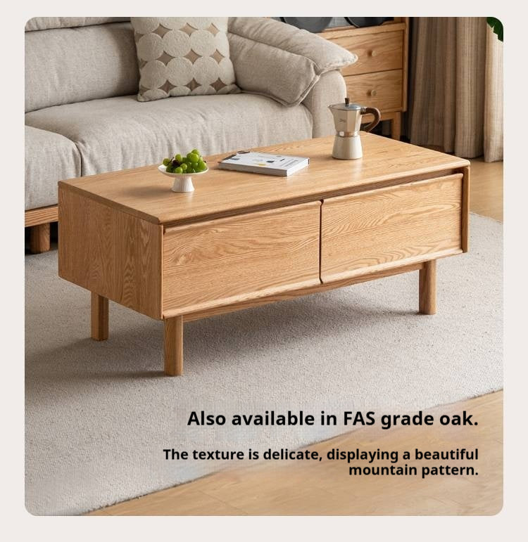 Ash, Oak Solid Wood Solid Wood Coffee Table