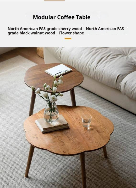 Black Walnut, Cherry Solid Wood Coffee Table