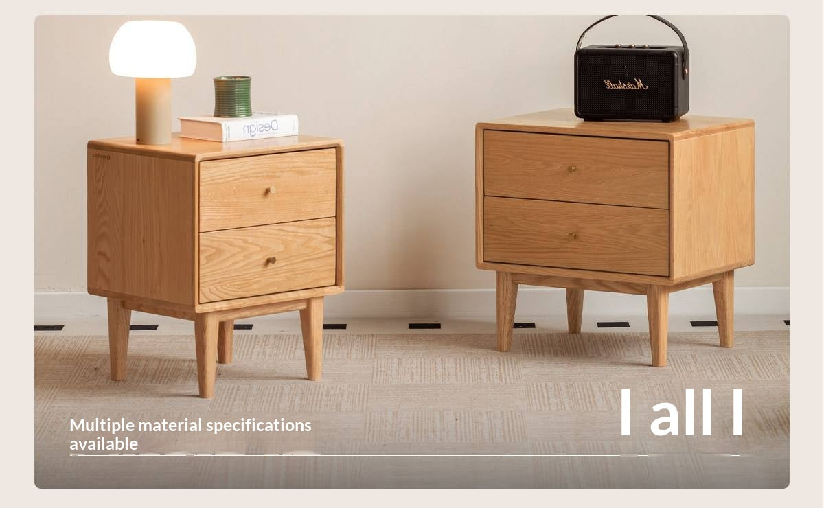 Beech, Oak, Solid RubberWood, Ash solid wood Nightstand