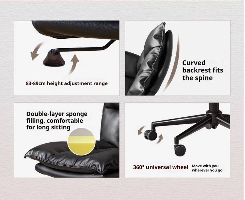 Leather Modern Simple Rotating Office Chair