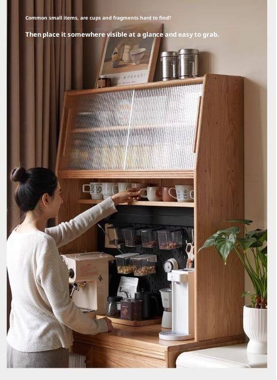 Oak Solid Wood Modern Sideboard