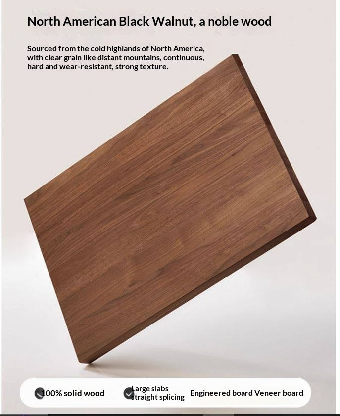 Black Walnut, Oak Solid Wood Long Bench