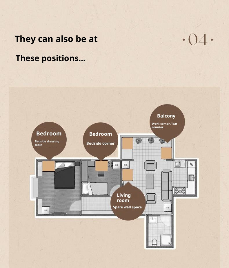 Black Walnut, Poplar, Solid Rubberwood French Retro Chest of Drawers