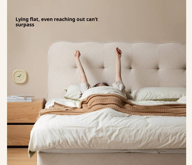 Fabric Cat Scratch Soft Backrest Bed