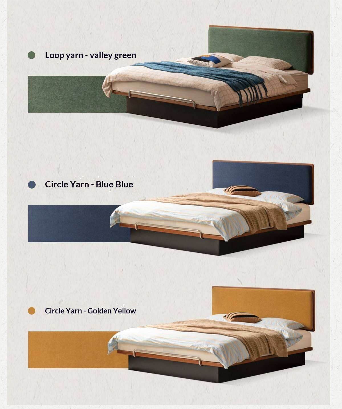 Poplar Solid Wood Soft Suspended Box Bed
