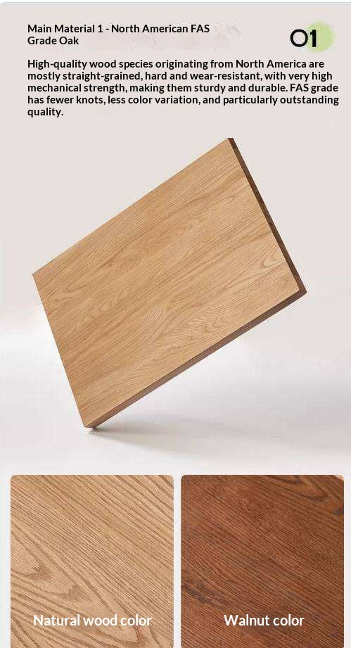 Ash, Oak Solid Wood Modern and Simple Style Tea Stool