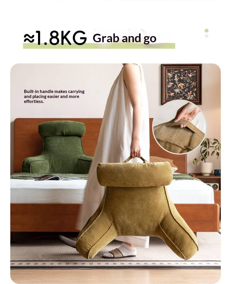 Bed Headboard with Upholstered Backrest Cushion