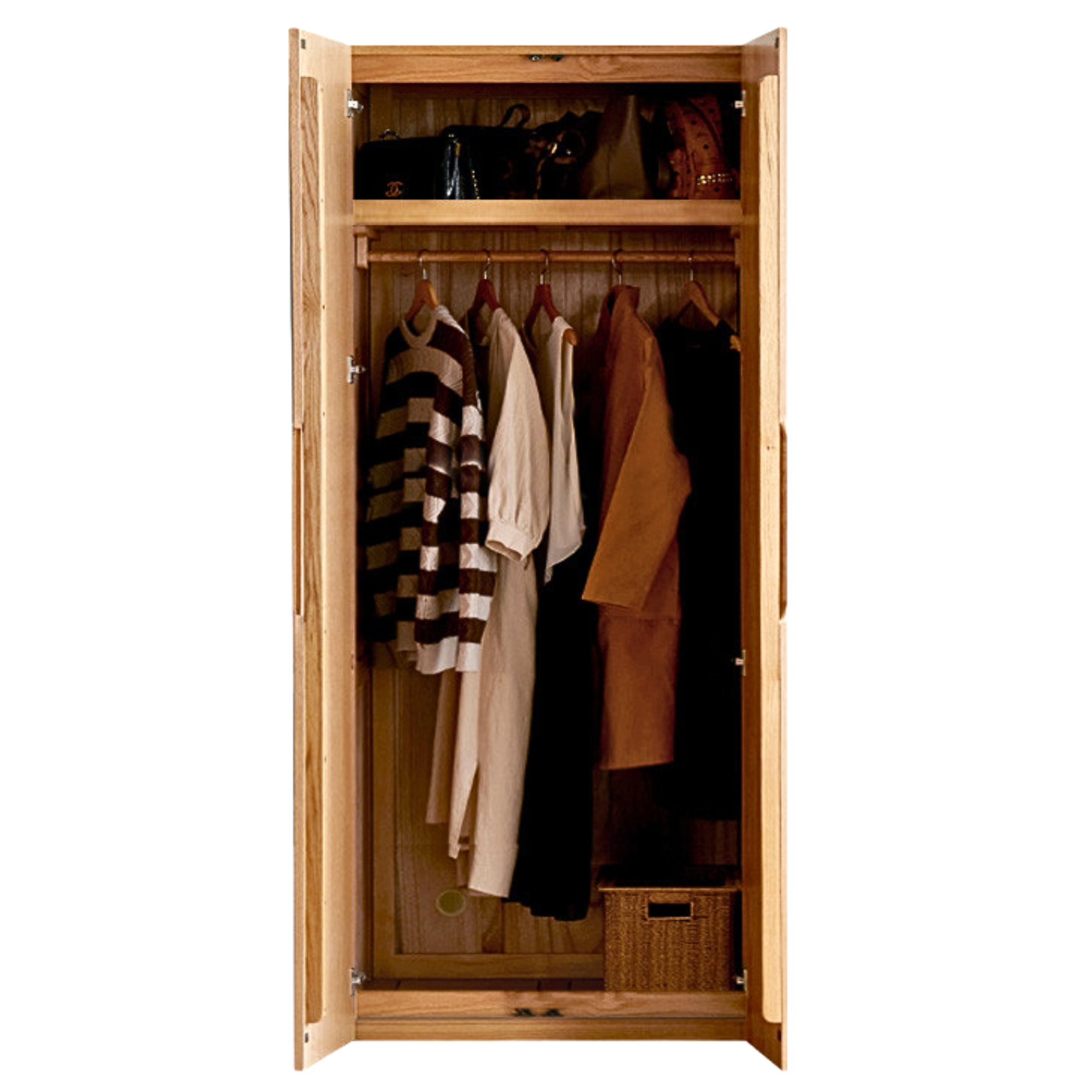 Oak solid wood Wardrobe ::