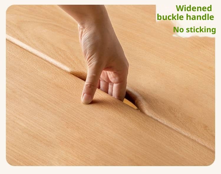 Beech Solid Wood Adjustable Height-Adjustable Study Desk