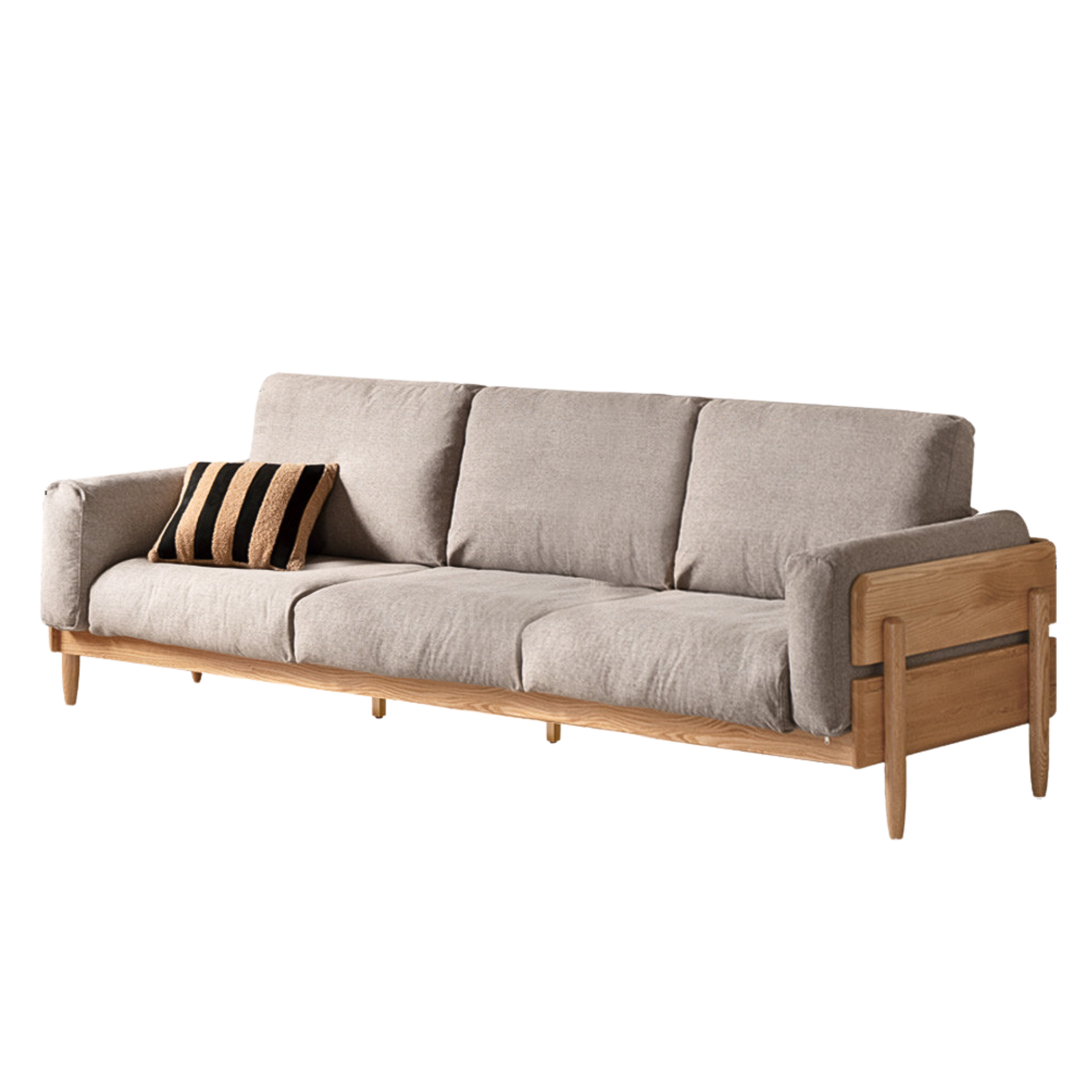 Cherry wood, oak solid wood antique style sofa: