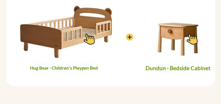 Beech Solid Wood Children's Loft Bed