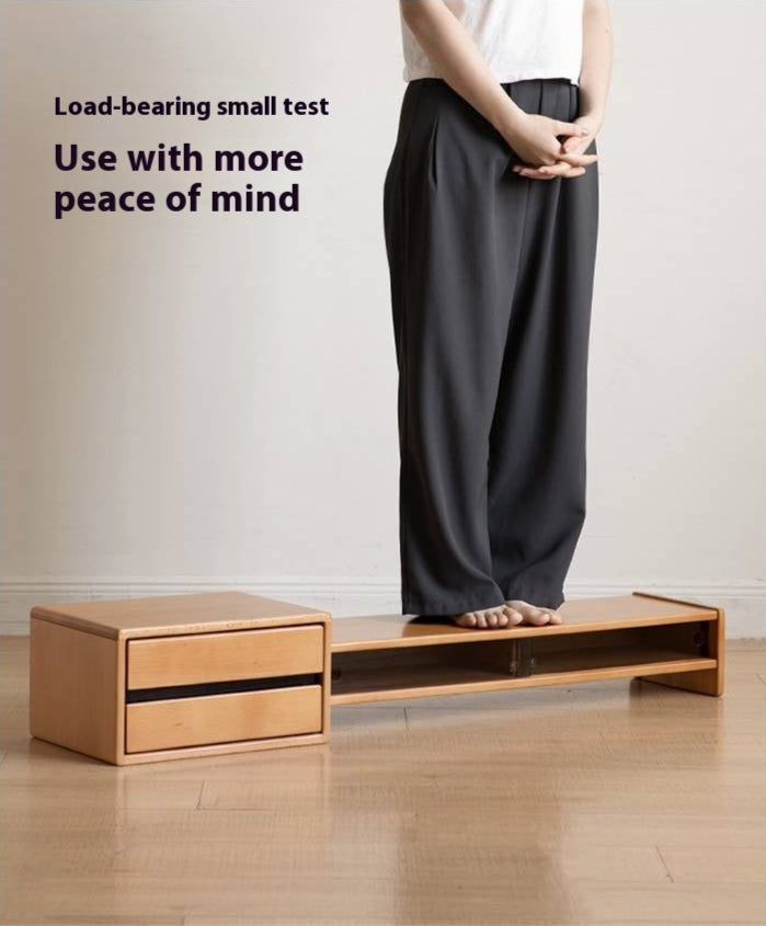 Beech  Solid Wood Desktop Storage Rack