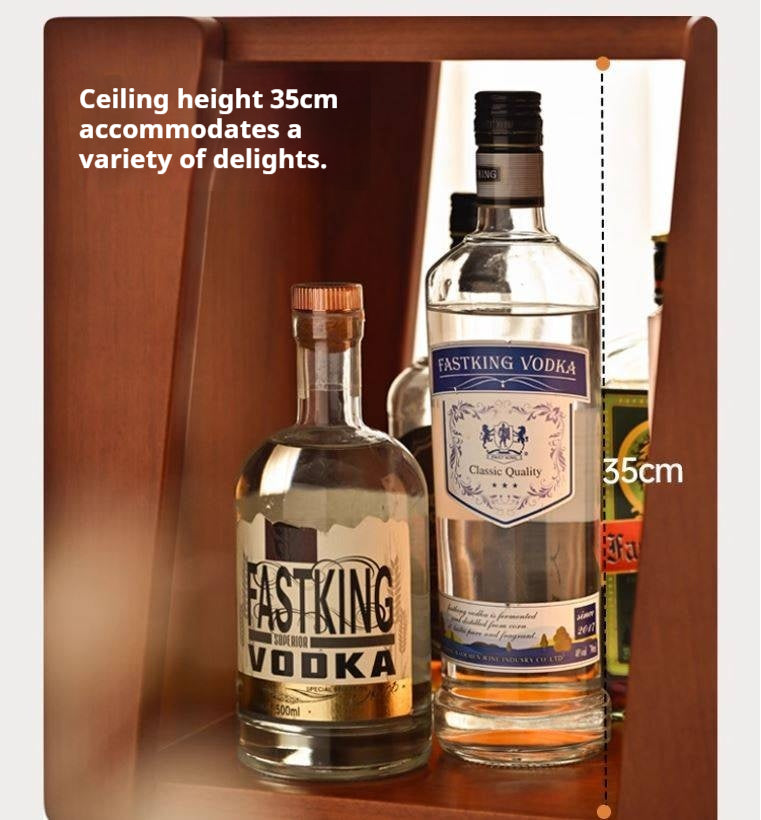 Tulipwood Solid Wood Vintage Bauhaus Bookshelf