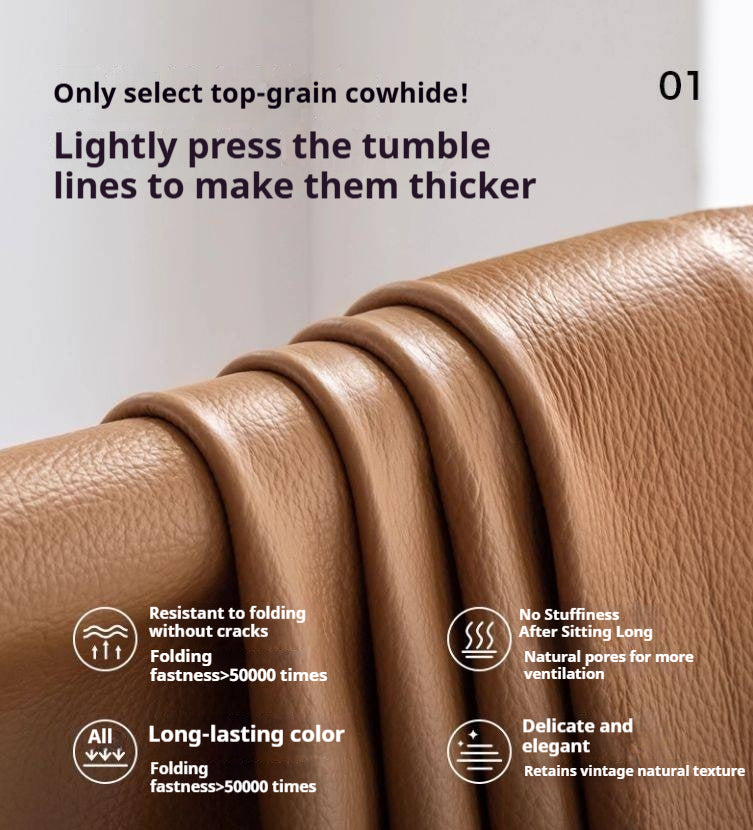 Leather Electric Luxury High Backrest Sofa