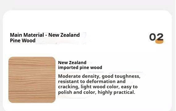 Pine Solid Wood Vanity Table Cream Style.