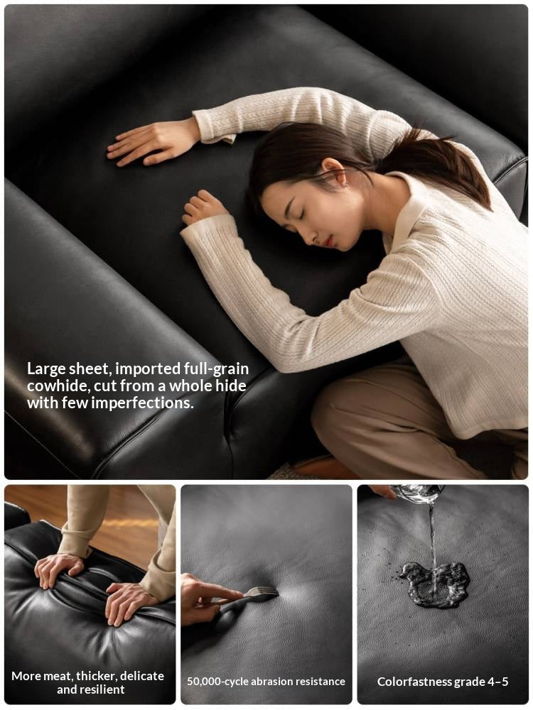 Leather Modular Deep Seat Sofa