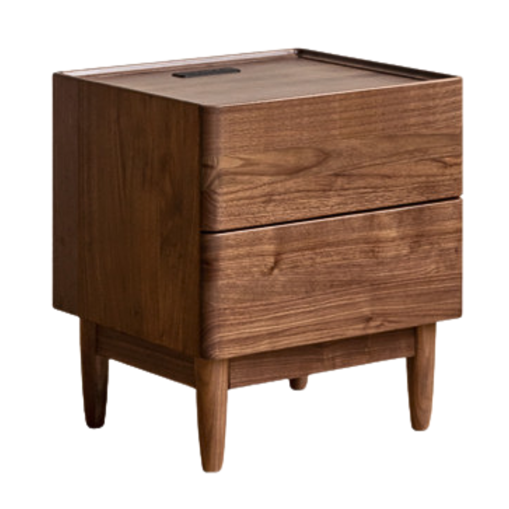 Black walnut, Ash solid wood nightstand