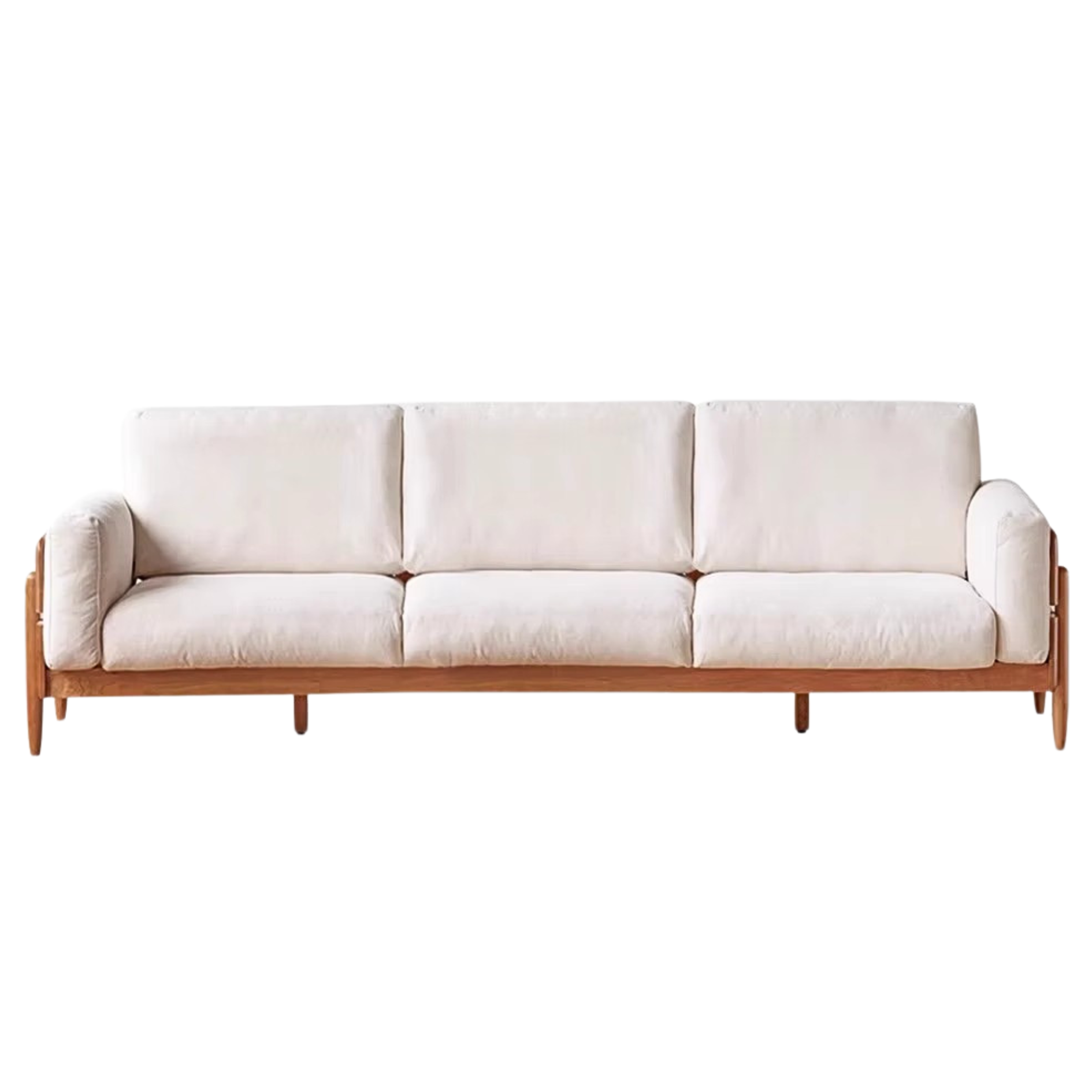 Cherry wood, oak solid wood antique style sofa: