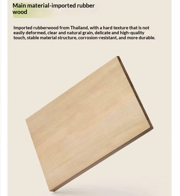 Solid RubberWood TV Cabinet Floor-Standing Low Cabinet.