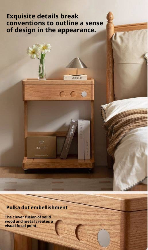 Oak Solid Wood Original Wood Style Side Table