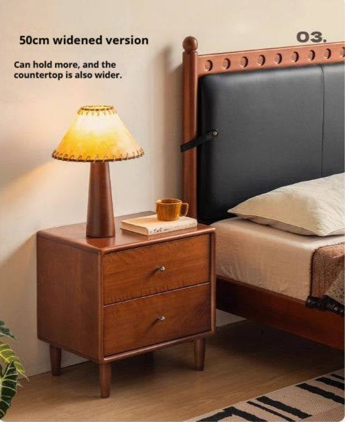 Poplar Solid Wood Antique Style Nightstand