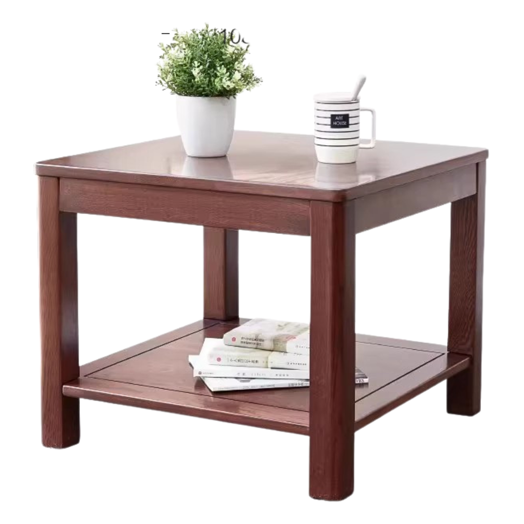 Oak Solid Wood Square Side Table