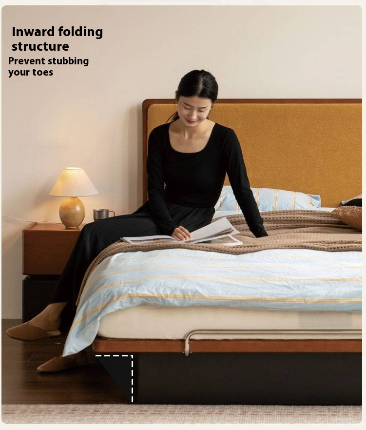 Poplar Solid Wood Soft Suspended Box Bed