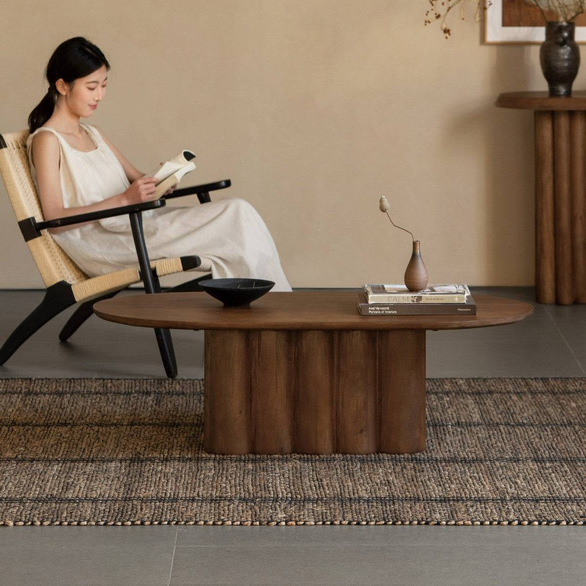 Mango Solid Wood Wabi Sabi Style Coffee Table