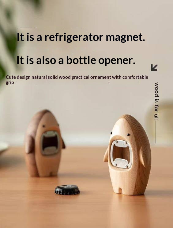 White Oak, Black Walnut, Beech, Maple Solid Wood Beer Bottle Opener