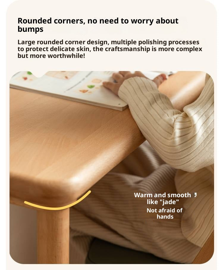 Beech Solid Wood Сhildren's Double Desk