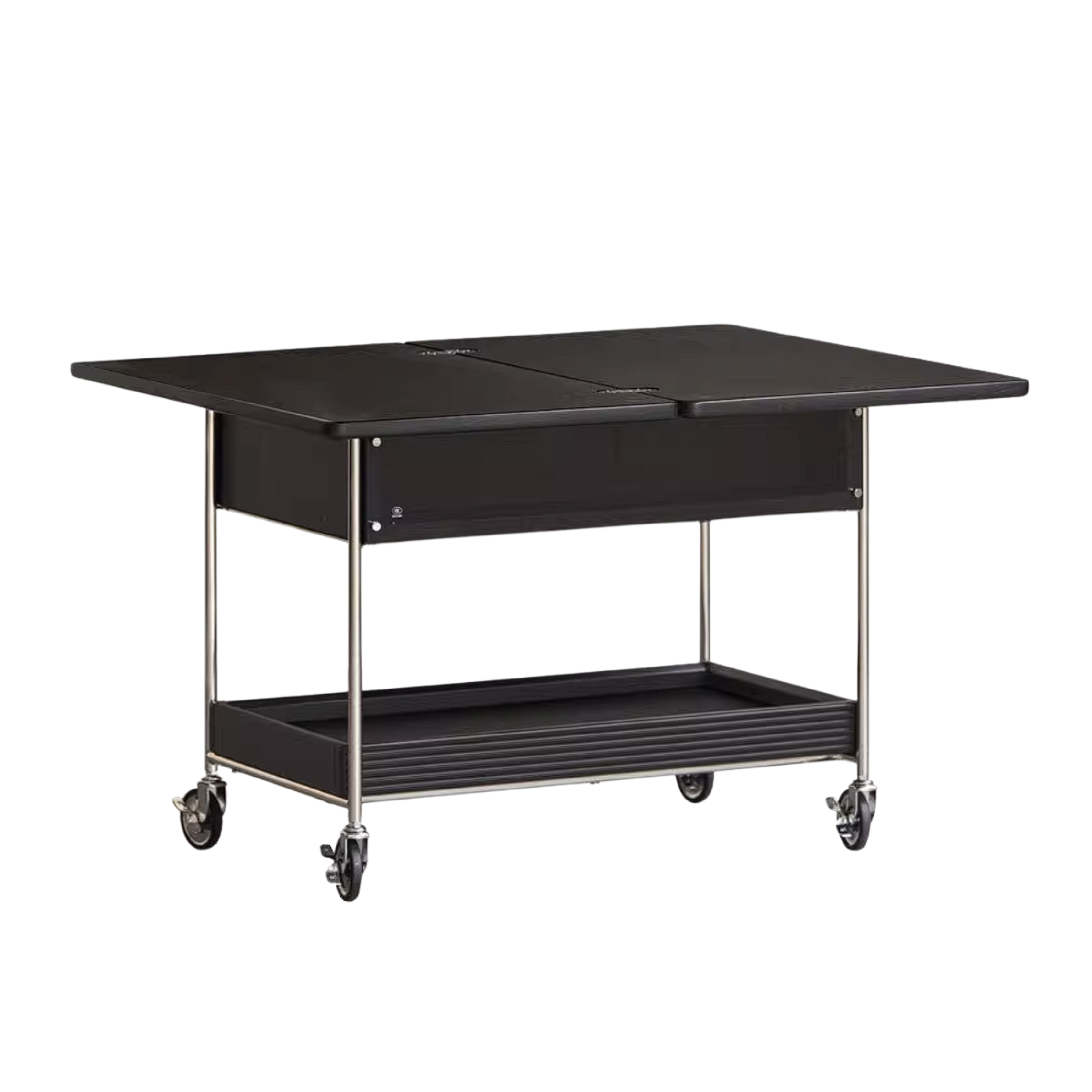 Tulipwood Solid Wood Foldable Coffee Table with Mobile Design