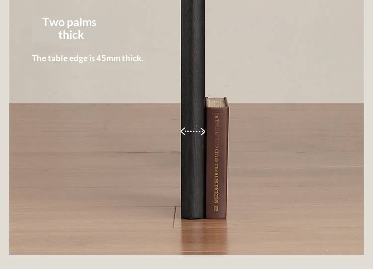 Black Walnut Solid Wood Dining Table French Retro