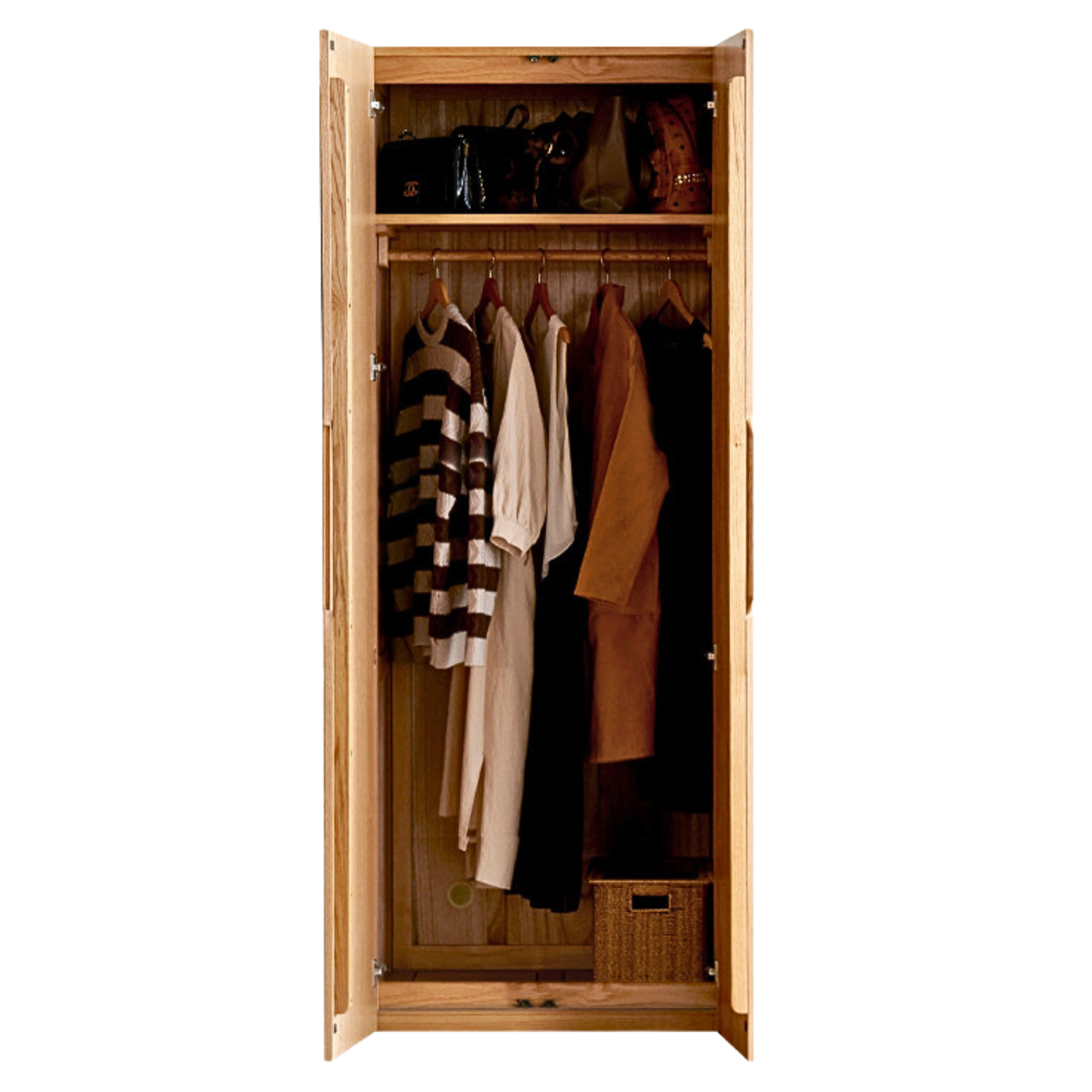 Oak solid wood Wardrobe ::