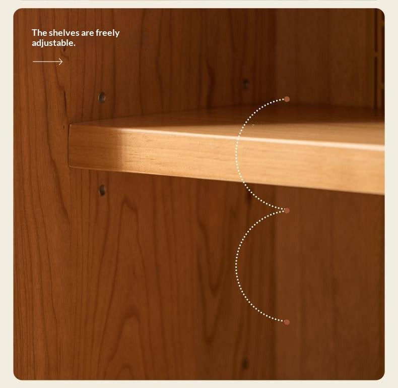 Cherry Solid Wood Ultra-thin Sideboard