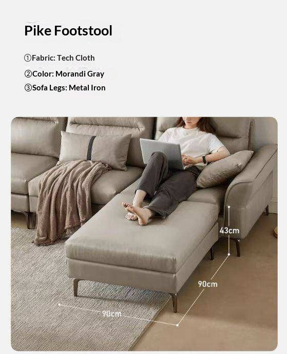 Fabric Soft Footstool Modern And Simple  Footrest