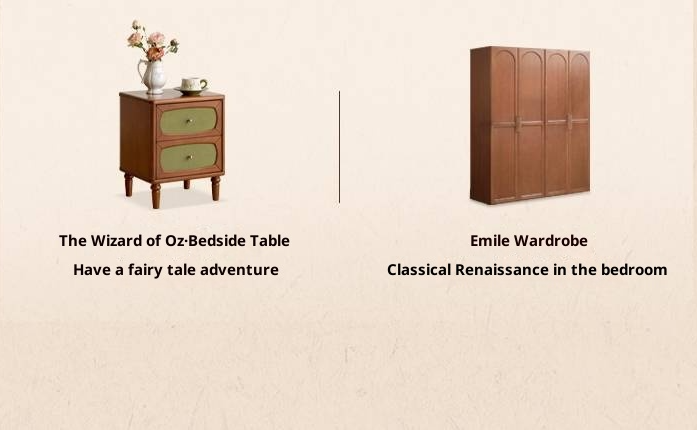 Poplar Solid Wood Windsor Bed, Retro Vintage Style