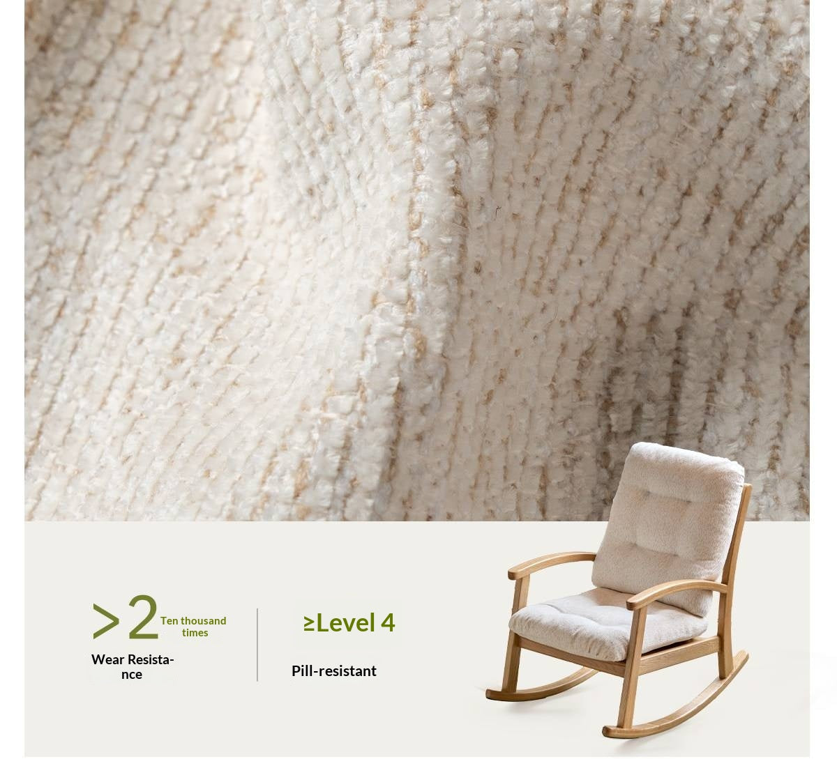 Oak Solid Wood Rocking Chair
