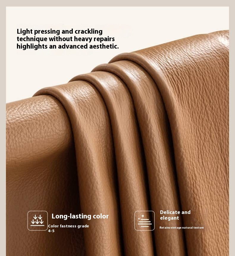 Genuine Leather Italian Style Zero-Wall Electric Recliner Sofa